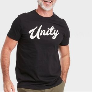 XS/S Goodfellow & Co Unity Black & White Graphic T-shirt, Unisex